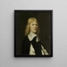 Portrait of a man - J. Attama — framed artwork on a wall