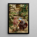 in the Garden - J Charles Arter — framed artwork on a wall