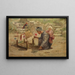 Japanese boy building a warship - J Charles Arter — framed artwork on a wall