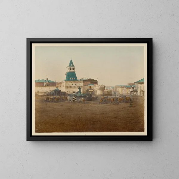 Place à Moscou - J Daziaro — framed artwork on a wall