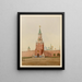 Spasskii vorot in the Kremlin - J. Daziaro — framed artwork on a wall