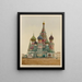 Tserkov Vasiliia Blazhennago - J. Daziaro — framed artwork on a wall