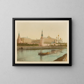 View of the Kremlin - J Daziaro — framed artwork on a wall