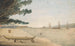 View of a Dutch establishment with fort and port in Indonesia - J G van der Does — artwork view