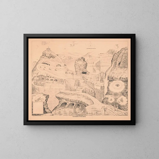 Testimony of the Rocks - J Hale Powers Co — framed artwork on a wall
