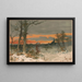Winter Painting - J. Mazzanovich — framed artwork on a wall