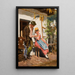 Couple Tyrolean Painting - J. Sellenati — framed artwork on a wall