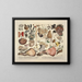 Faithful representations and descriptions of edible, harmful, and suspicious mushrooms Pl05 - J V Krombholz — framed artwork on a wall