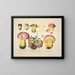 Faithful representations and descriptions of edible, harmful, and suspicious mushrooms Pl07 - J V Krombholz — framed artwork on a wall