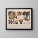 Faithful representations and descriptions of edible, harmful, and suspicious mushrooms Pl47 - J V Krombholz — framed artwork on a wall