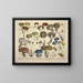 Faithful representations and descriptions of edible, harmful, and suspicious mushrooms Pl71 - J V Krombholz — framed artwork on a wall