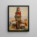 the Madonna Adoration - Jacek Malczewski — framed artwork on a wall