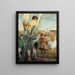 Angel, I will follow you - Jacek Malczewski — framed artwork on a wall