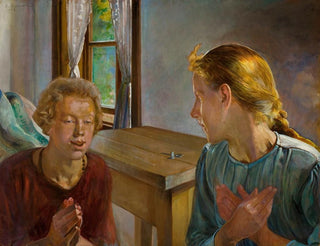 Annunciation - Jacek Malczewski — artwork view