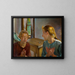 Annunciation - Jacek Malczewski — framed artwork on a wall