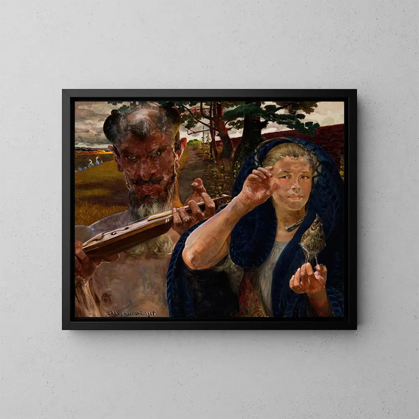 Chanson d'automne - Jacek Malczewski — framed artwork on a wall