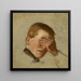 Boy covering his eyes - Jacek Malczewski — framed artwork on a wall