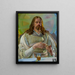 The Christ at Emmaus - Jacek Malczewski — framed artwork on a wall