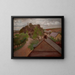 Rural landscape with a road - Jacek Malczewski — framed artwork on a wall