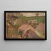Landscape painting of a countryside with houses - Jacek Malczewski — framed artwork on a wall