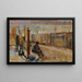 Rives de la Vistule - Jacek Malczewski — framed artwork on a wall