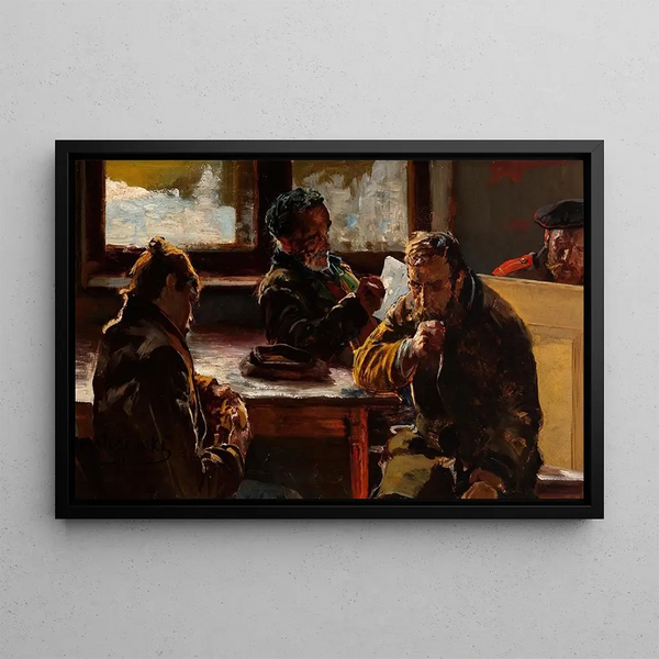 Exilés - Jacek Malczewski — framed artwork on a wall