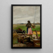 Girl at a Well - Jacek Malczewski — framed artwork on a wall