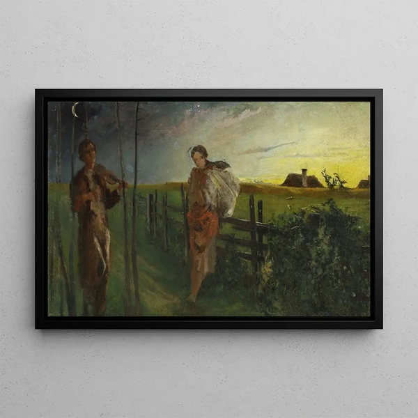 Idylle - Jacek Malczewski — framed artwork on a wall