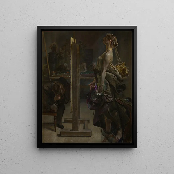 Inspiration by the painter - Jacek Malczewski — framed artwork on a wall