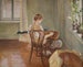 Interior painting with the chimera playing guitar - Jacek Malczewski — artwork view