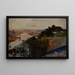 Landscape Painting of the Vistula - Jacek Malczewski — framed artwork on a wall