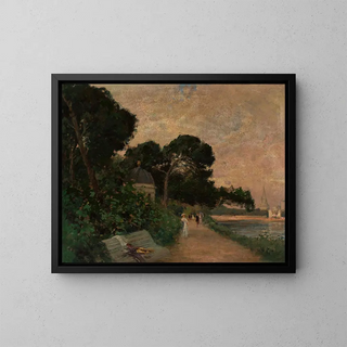Landscape Painting - Jacek Malczewski — framed artwork on a wall