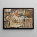 Landscape with a Well - Jacek Malczewski — framed artwork on a wall