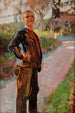Landscape Painting with the Artist's Son on a Path - Jacek Malczewski — artwork view