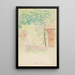 Motif of Lusawice - Jacek Malczewski — framed artwork on a wall