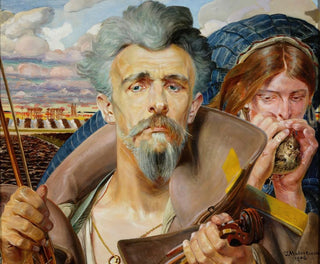 Central section of the music of the triptych - Jacek Malczewski — artwork view