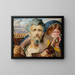 Central section of the music of the triptych - Jacek Malczewski — framed artwork on a wall