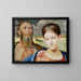 Music, left wing of the triptych - Jacek Malczewski — framed artwork on a wall