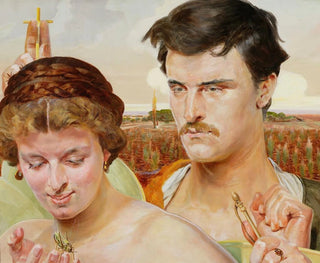 Music, right wing of the triptych - Jacek Malczewski — artwork view