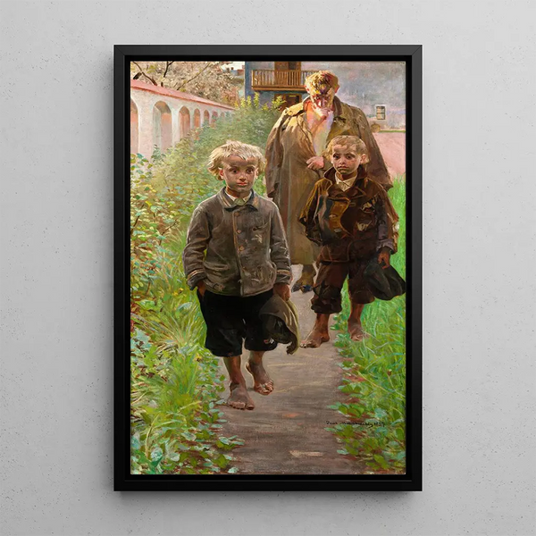 Mes Modèles - Jacek Malczewski — framed artwork on a wall