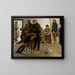 En route vers l'exil, prisonniers - Jacek Malczewski — framed artwork on a wall