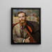 Portrait of Adam Cybulski - Jacek Malczewski — framed artwork on a wall