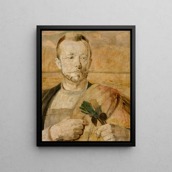 Portrait Painting of Alexandre Mroczkowski - Jacek Malczewski — framed artwork on a wall