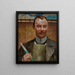 Portrait Painting of Alfred Stepek - Jacek Malczewski — framed artwork on a wall