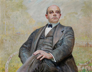 Portrait Painting of Edward Maurizio - Jacek Malczewski — artwork view