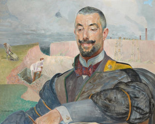 Portrait of Erazm Barcz - Jacek Malczewski — artwork view