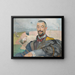 Portrait of Erazm Barcz - Jacek Malczewski — framed artwork on a wall