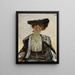 Portrait of actress Helena Sulima - Jacek Malczewski — framed artwork on a wall