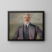 Portrait of J. Armowicz - Jacek Malczewski — framed artwork on a wall
