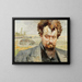 Portrait of Jan Kasprowicz - Jacek Malczewski — framed artwork on a wall